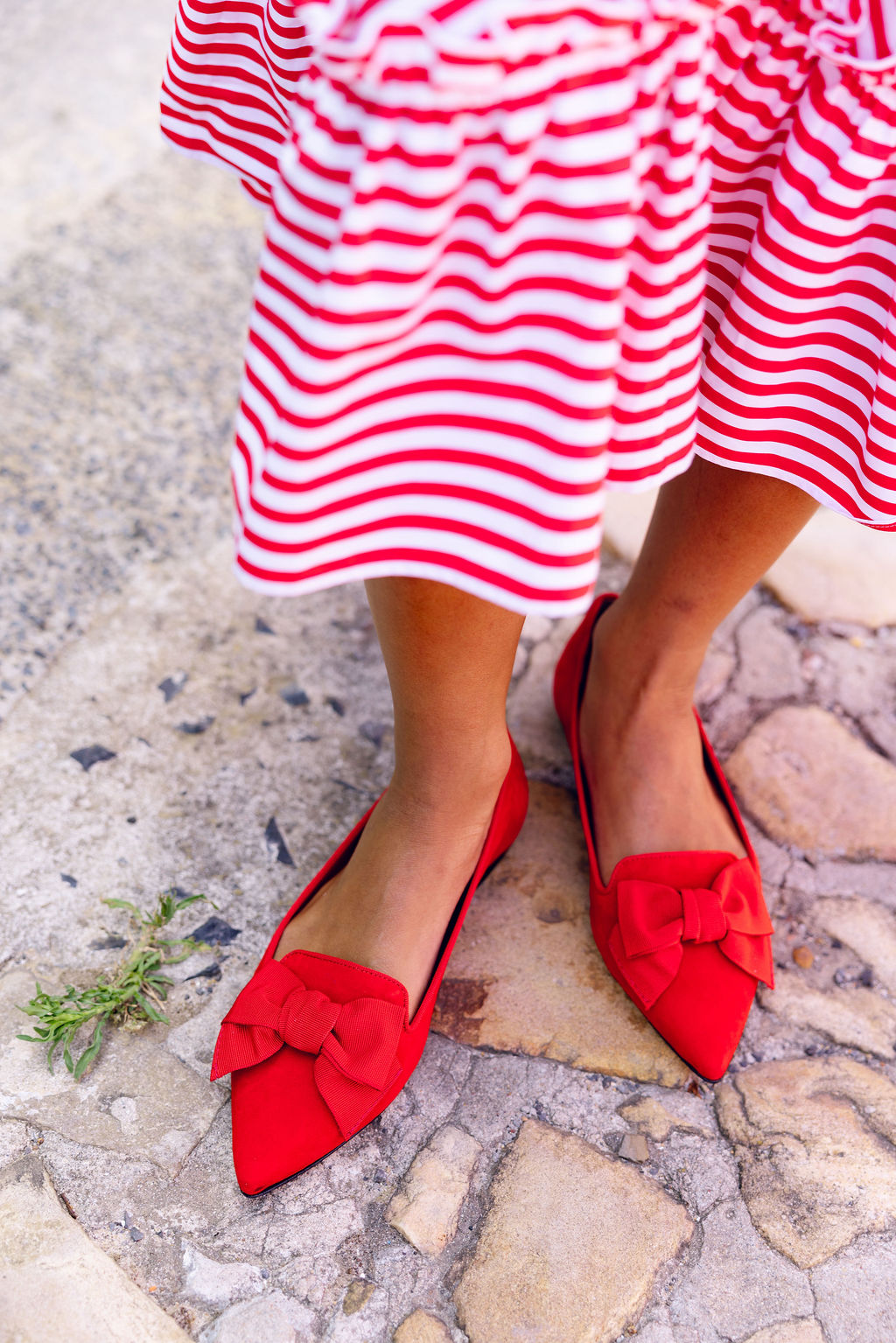 Blood-Rosso Schleifenloafer Pointy