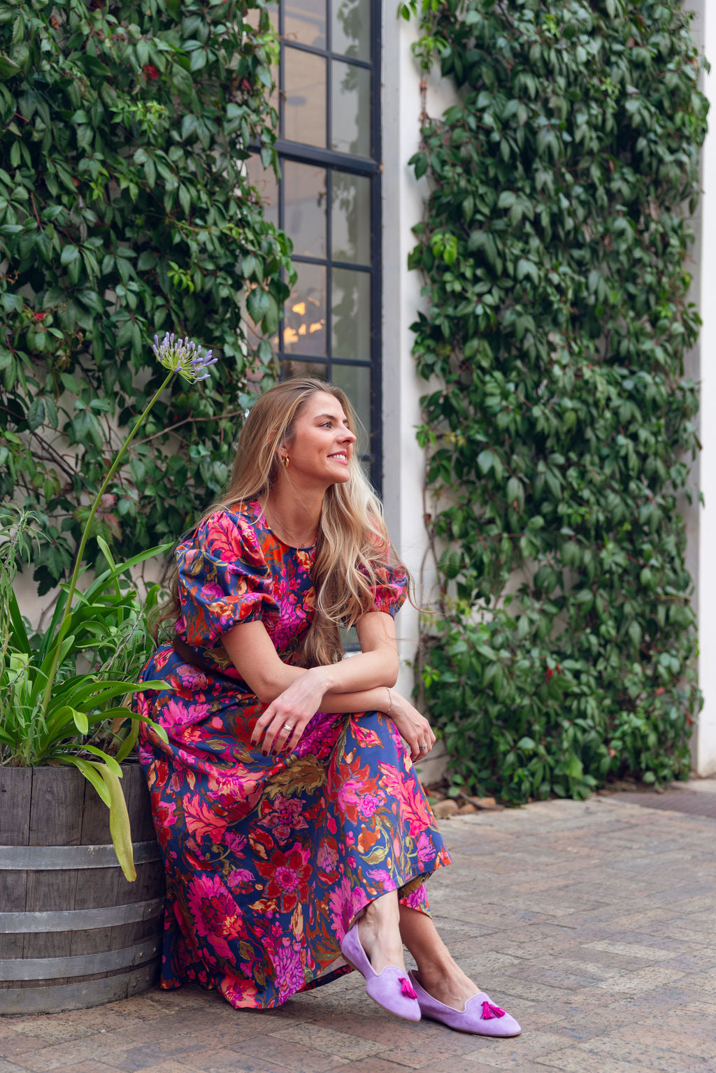 Bouganville-Pig Rose-Hot Pink Tasselloafer Klassik