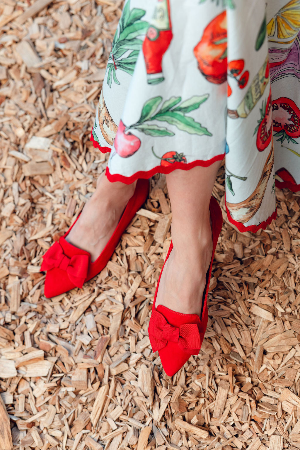 Blood-Rosso Schleifenloafer Pointy