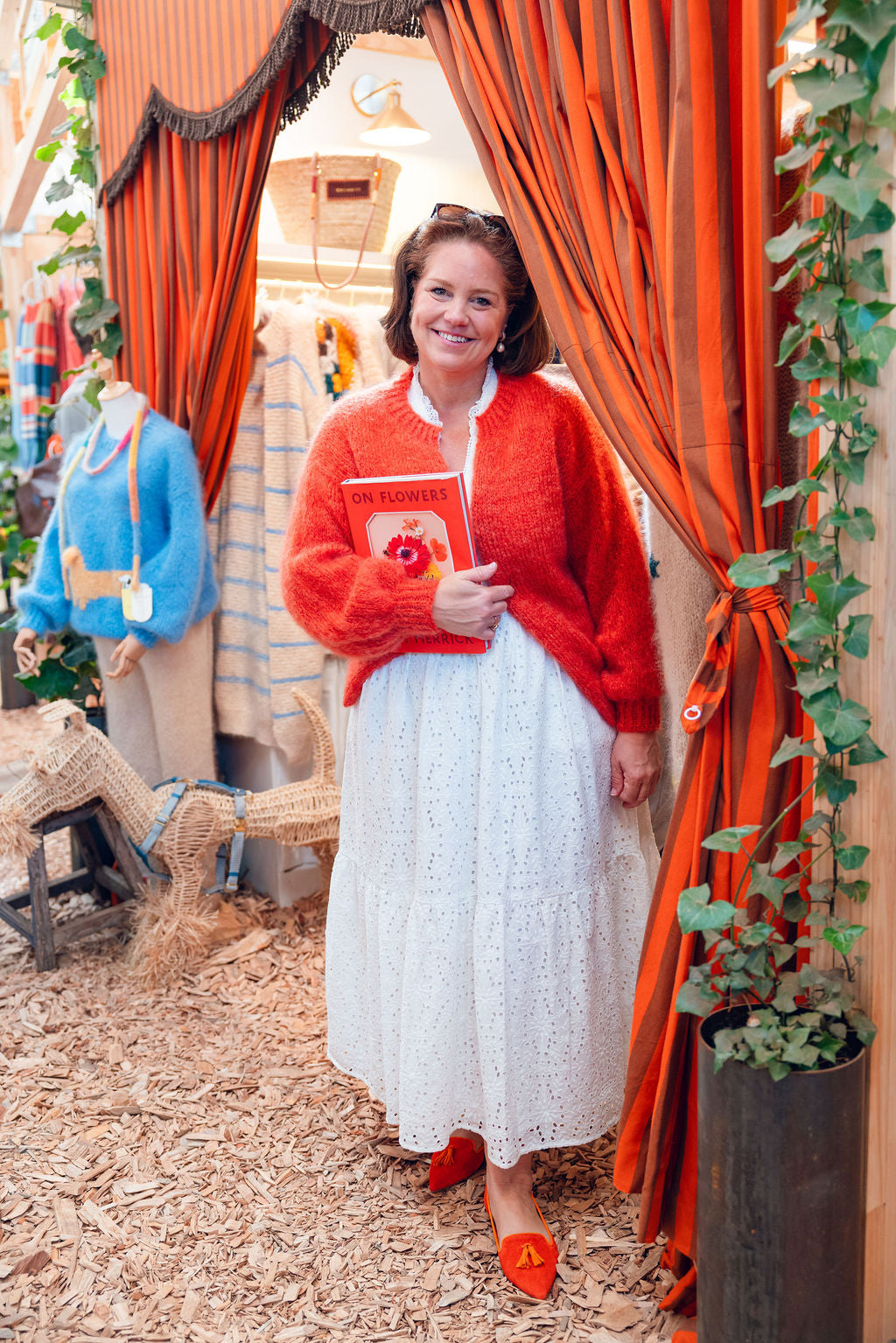 Ginger-Mandarino Tasselloafer Pointy (kurzer Tassel)