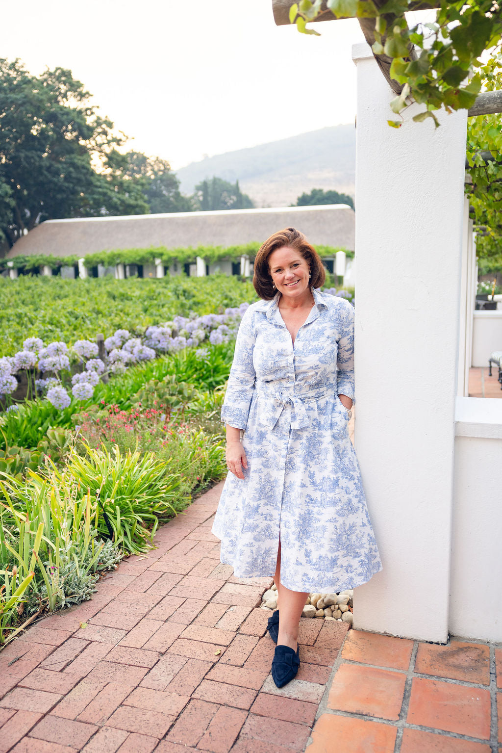 Blu Tie Pointy Mules