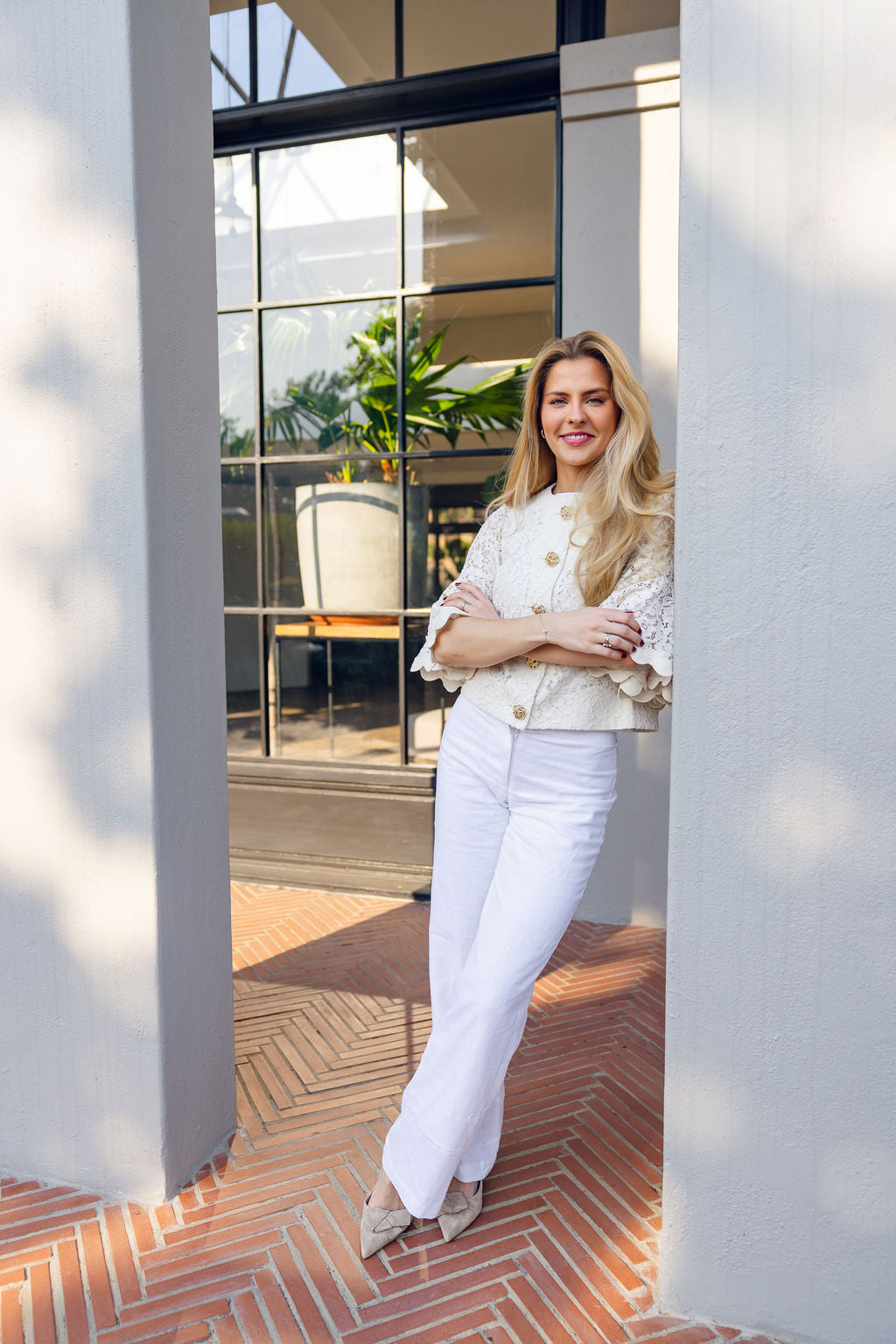 Duna Tie Sling-Pumps