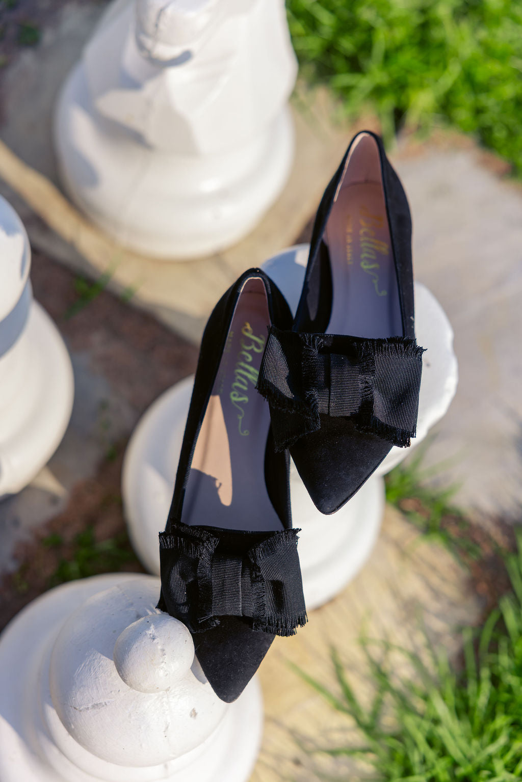 Nero Maxi Schleifenloafer Pointy