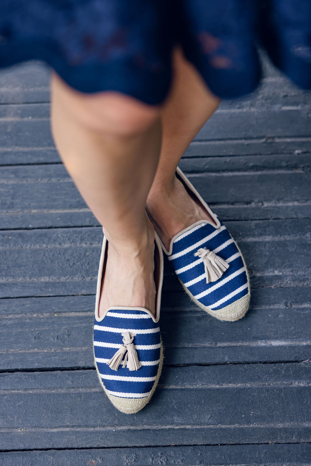 Marino-Crudo Stripes Espadrilles Classic