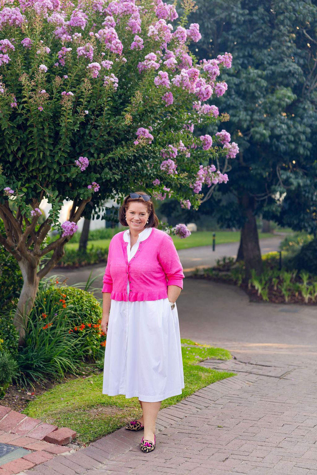 Leo Orlando-Hot Pink Tasselloafer Pointy (kurzer Tassel)