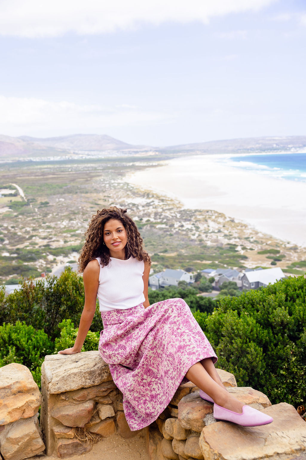 Rosa-Ortensia Velours Furlane