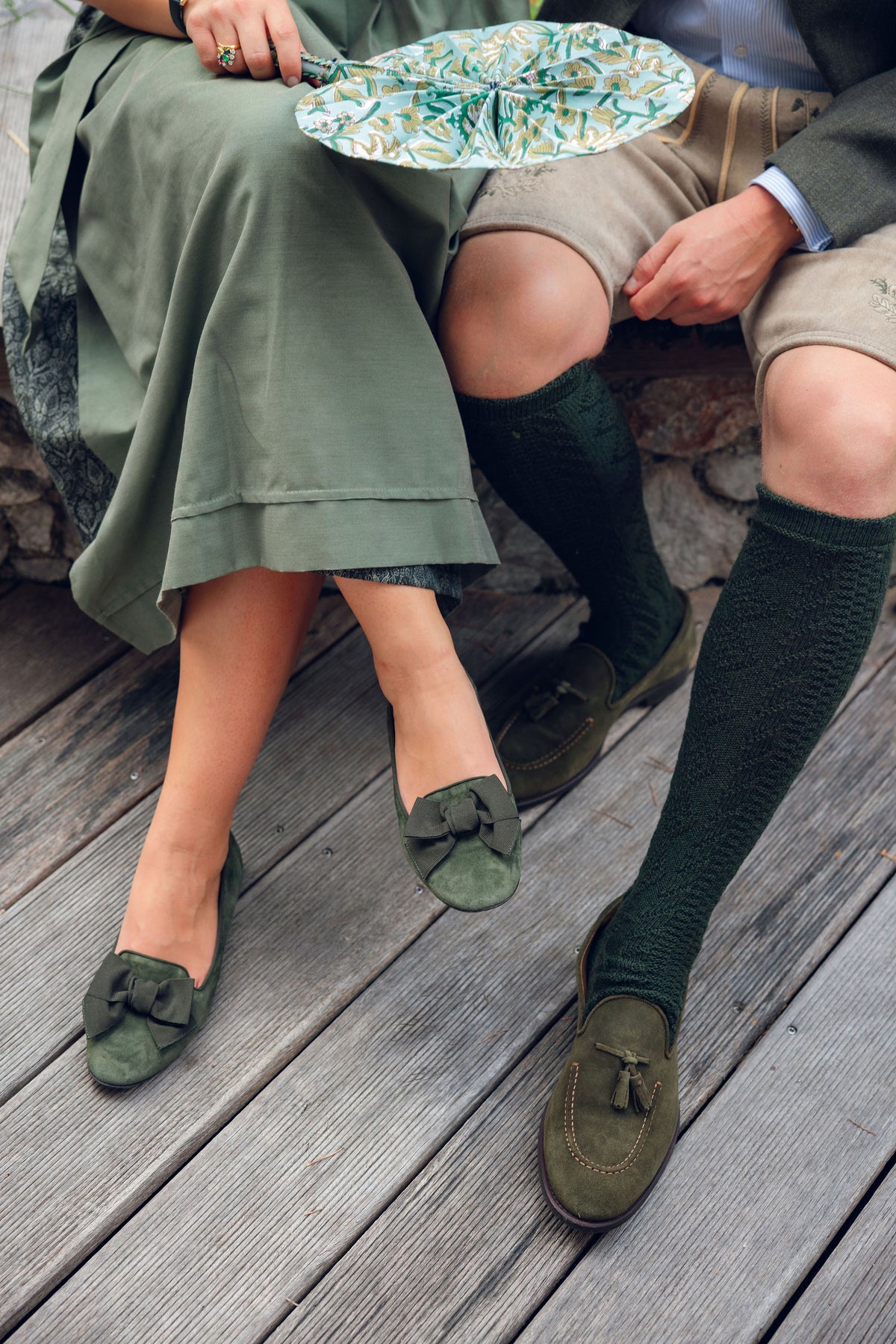Selvatico-Loden Schleifenloafer