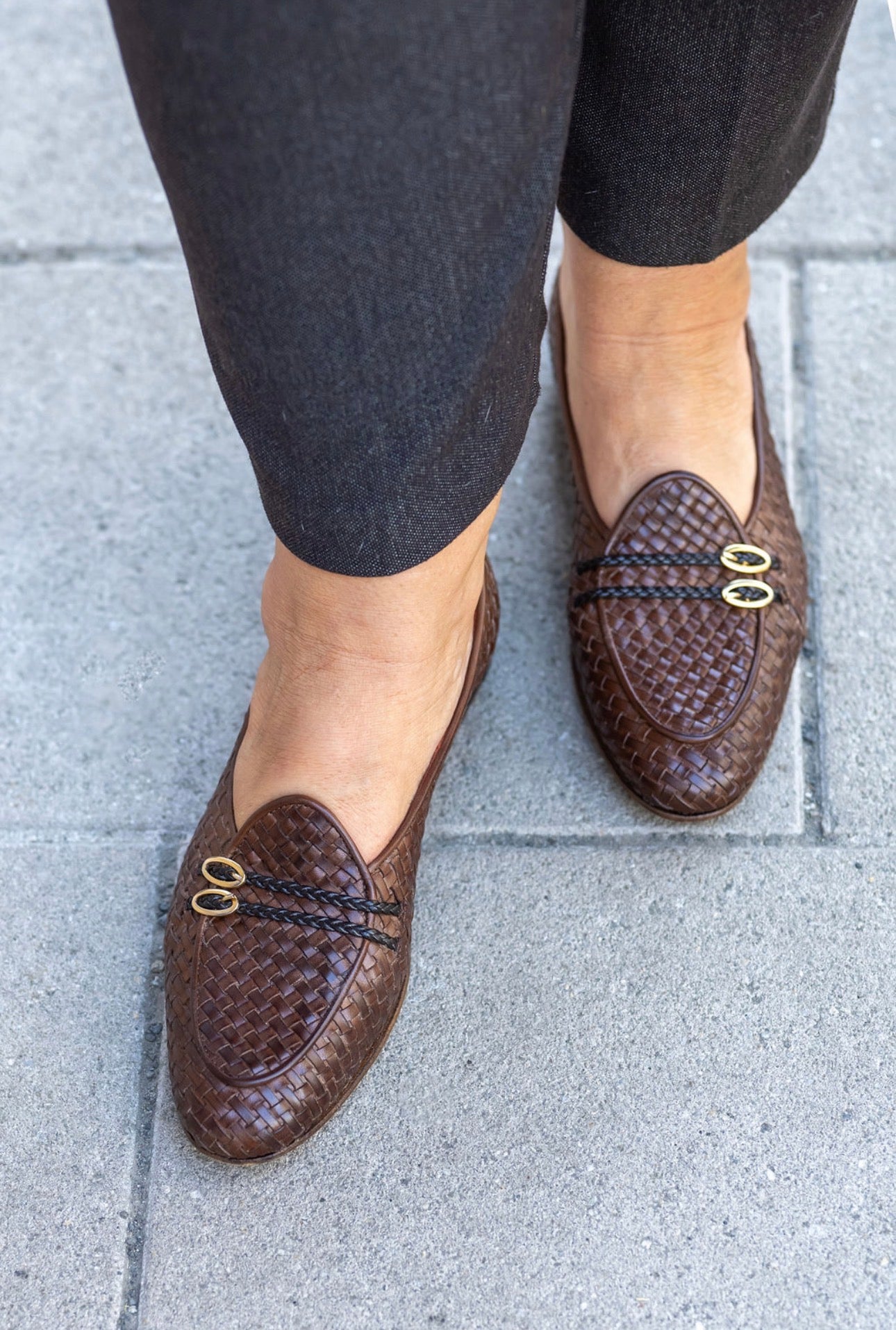 Terra Woven Buckle Loafer