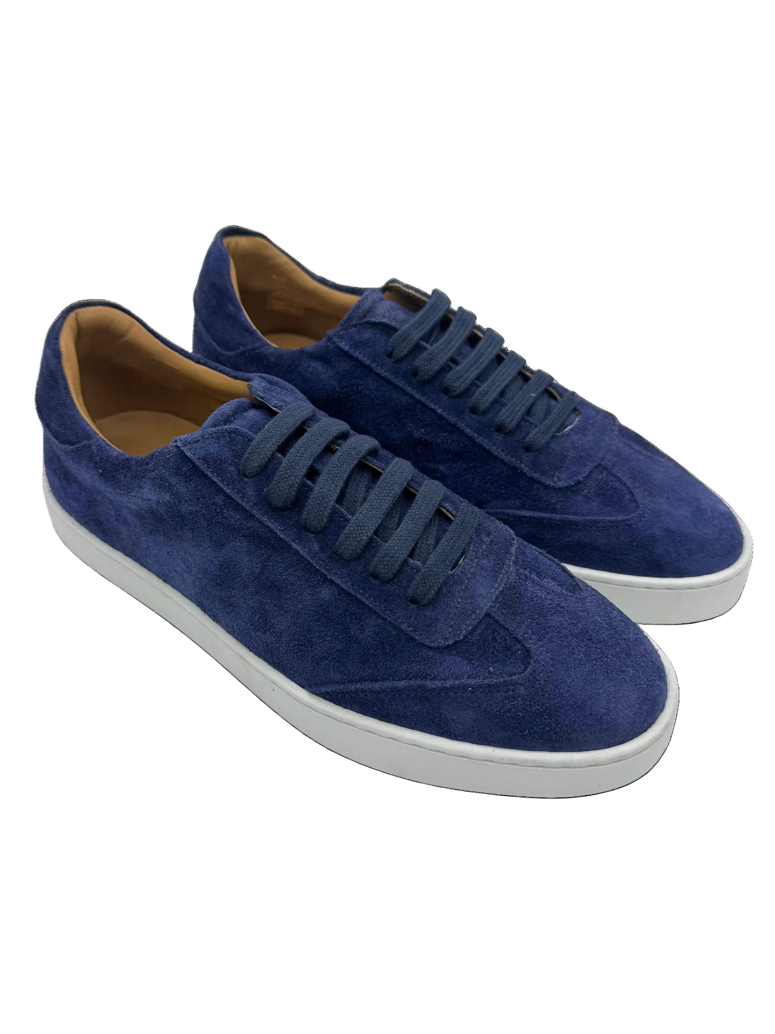 Navy Suede Sneaker Herren