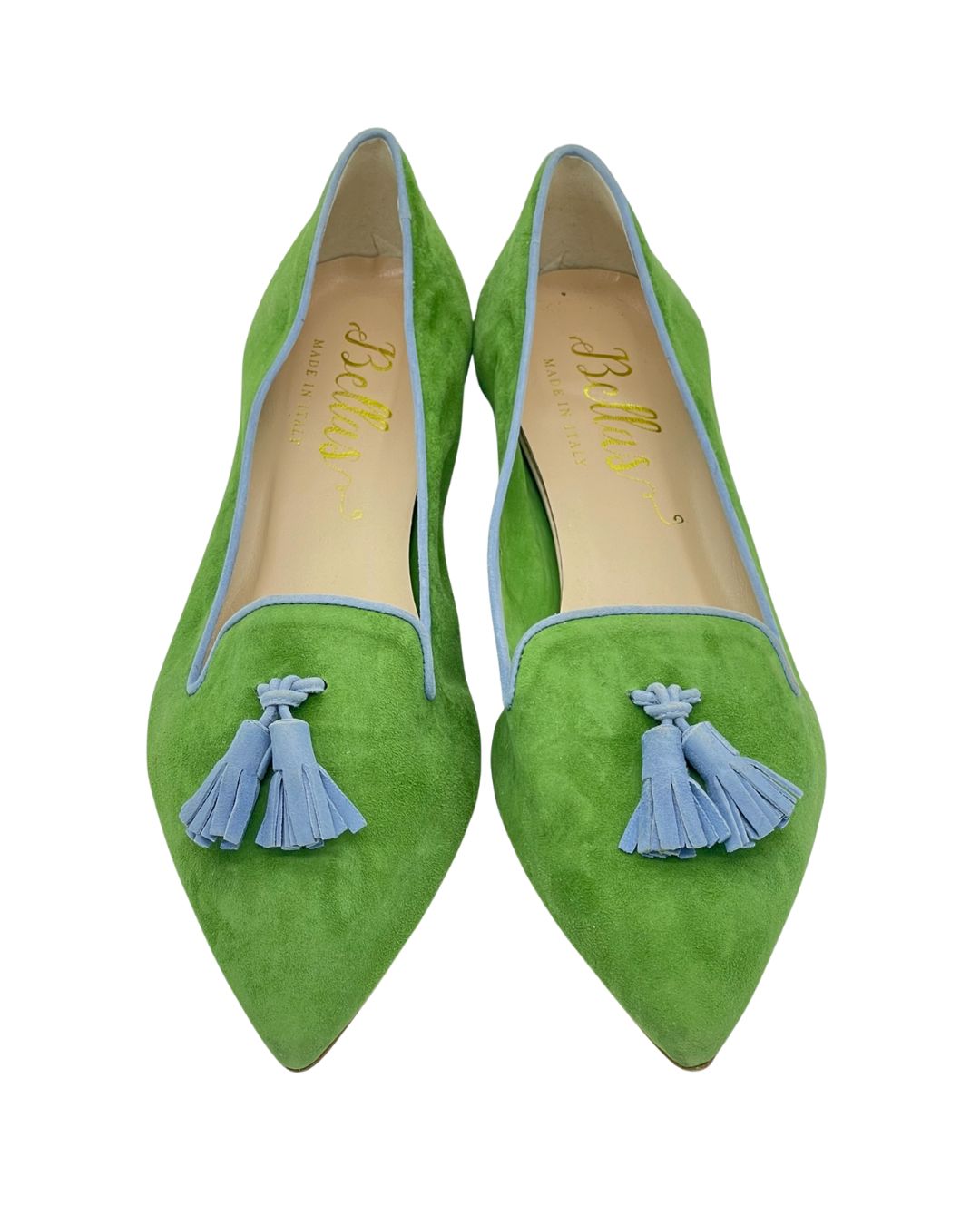 SHOOTINGSCHUH Verde Celeste Pointy 41