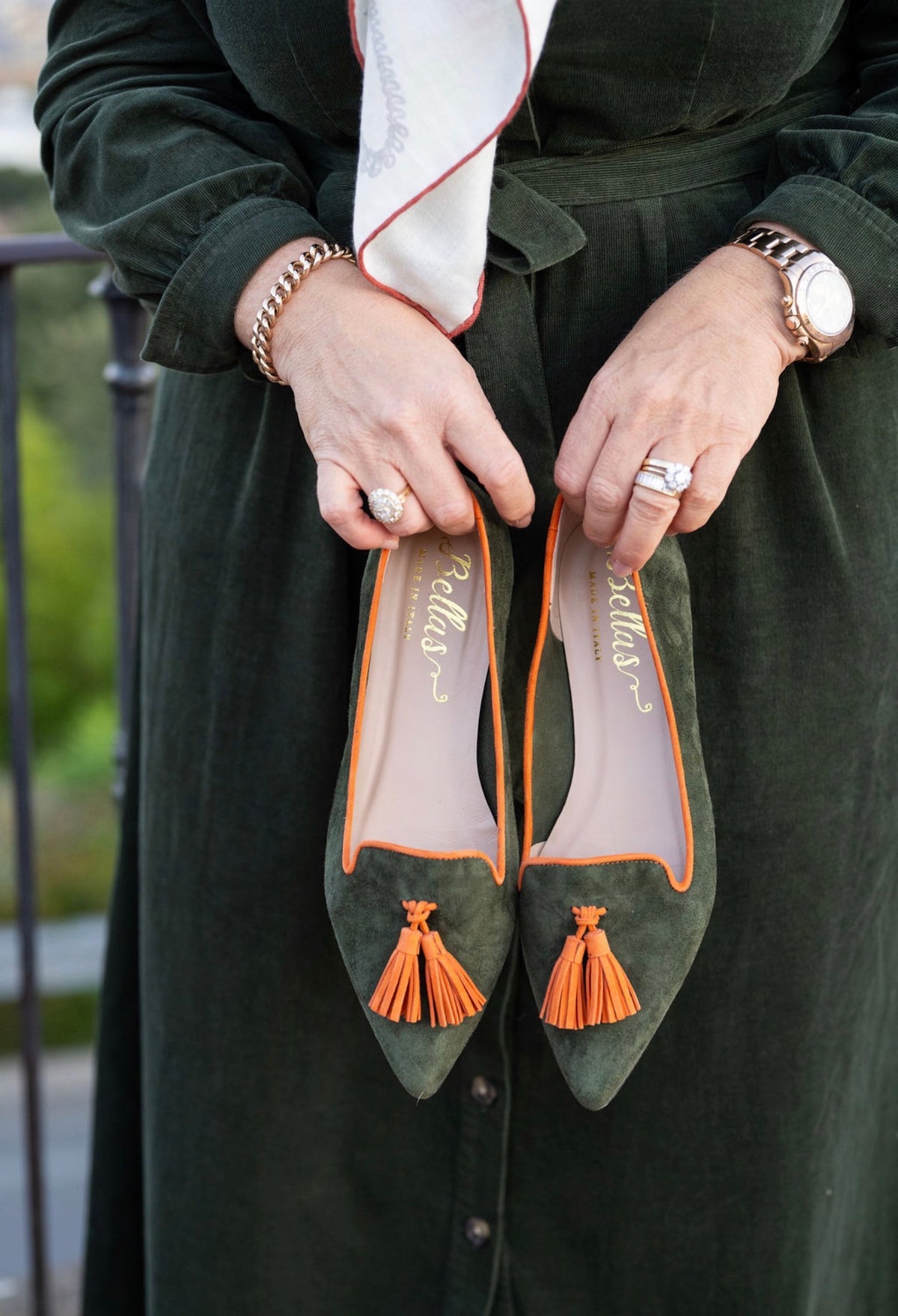 SHOOTINGSCHUH Selvatico-Mandarino Tasselloafer Pointy 41