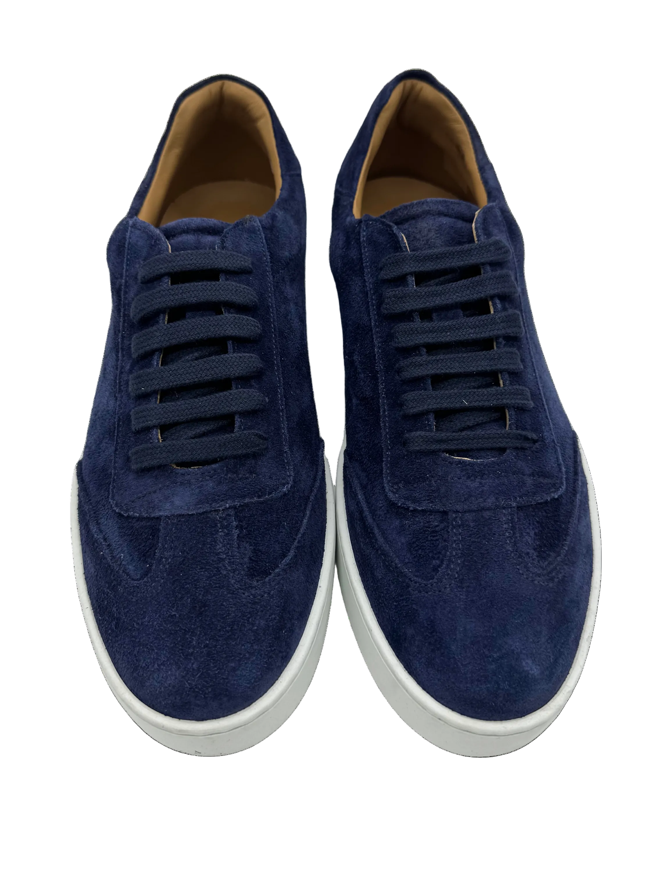 Navy Suede Sneaker Herren