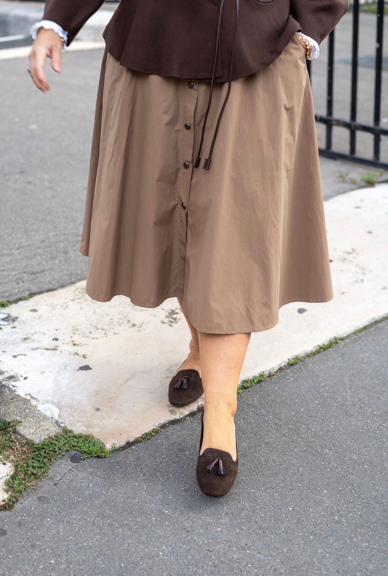 Dark Brown-Berg Wash Moro Tasselloafer Klassik