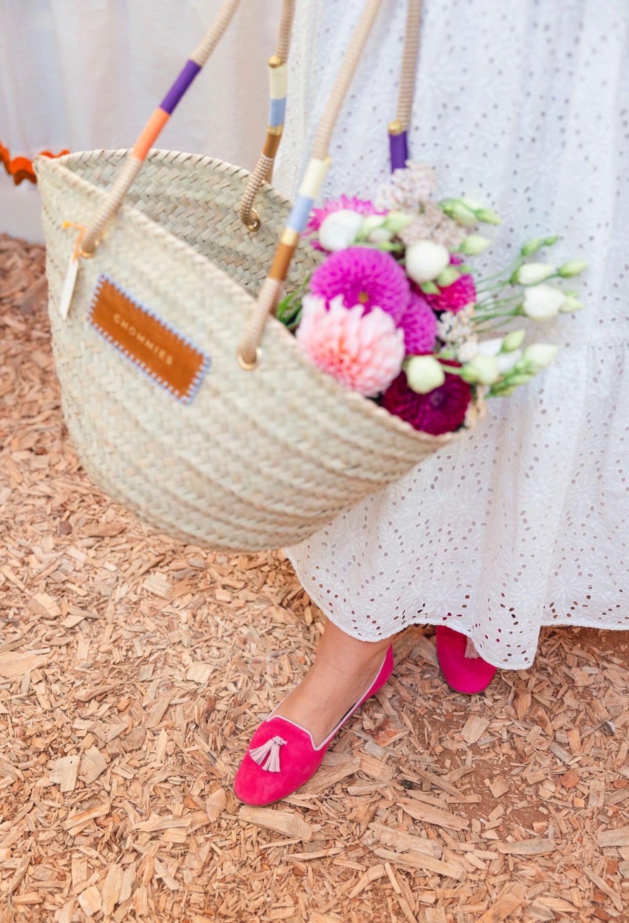 Hot Pink-Pig Rose Tasselloafer Klassik
