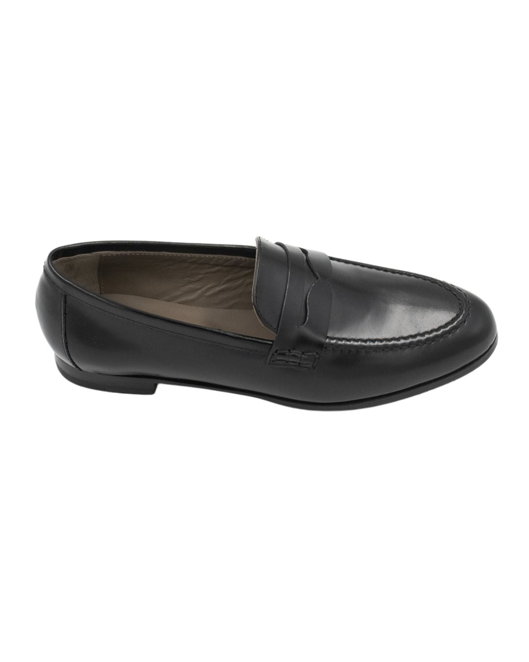 Abrasivato Nero Pennyloafer