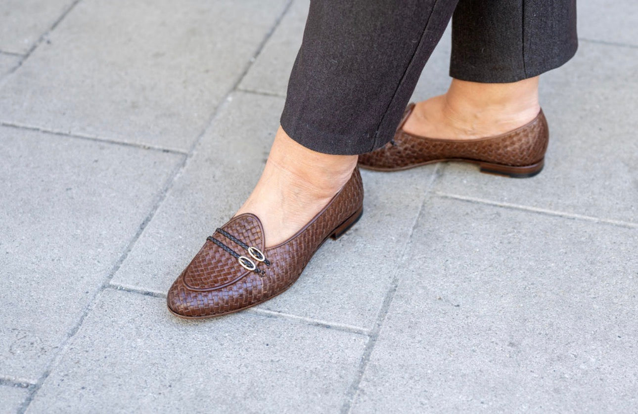 Terra Woven Buckle Loafer