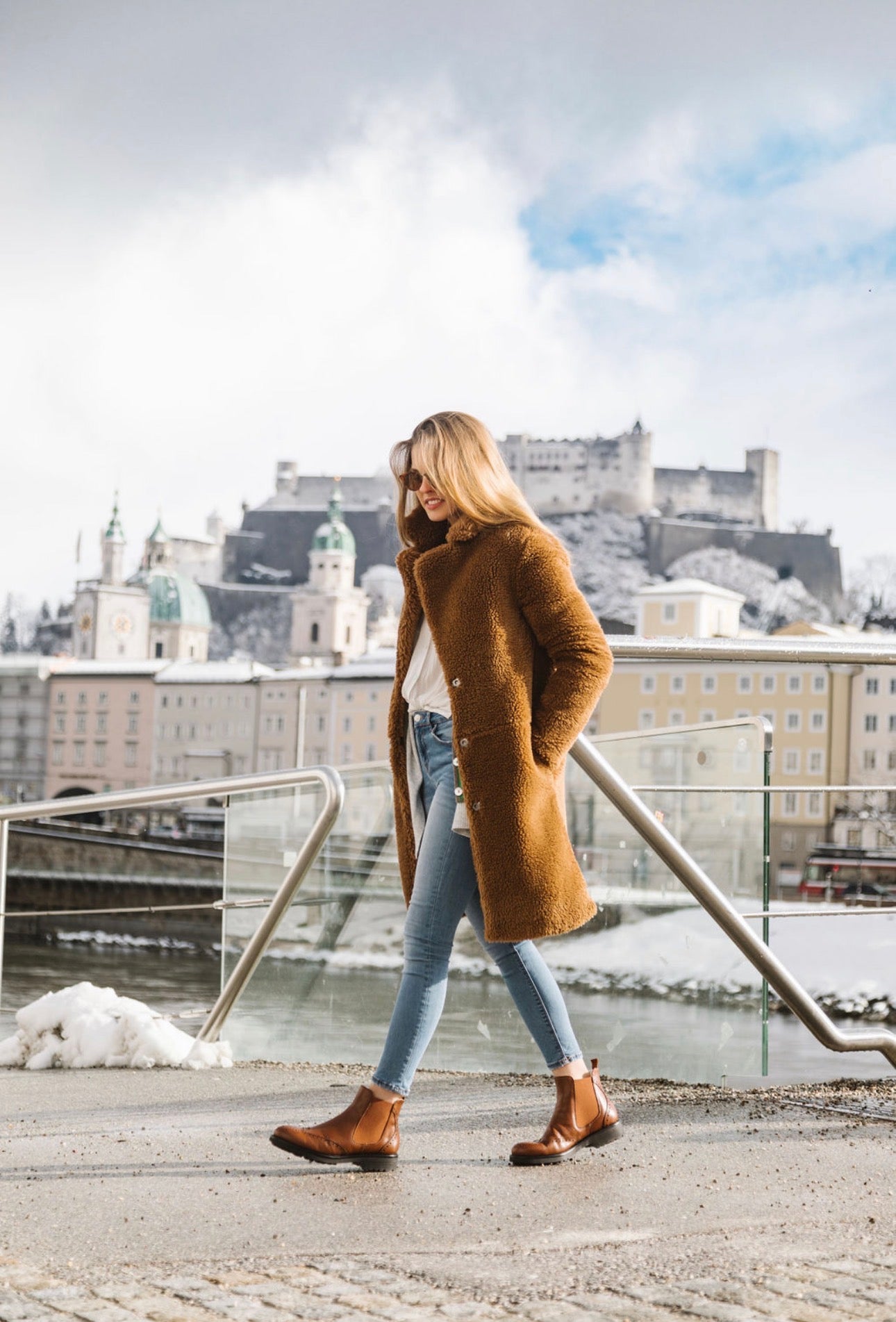 Caramello Budapester Stiefelette gefüttert