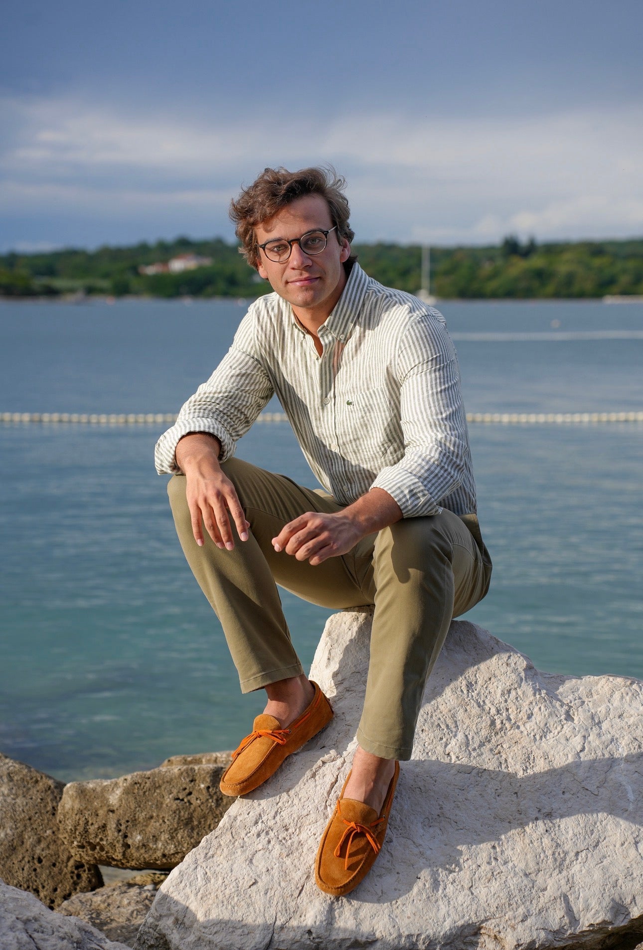 Brandy-Arancio Moccasins Herren