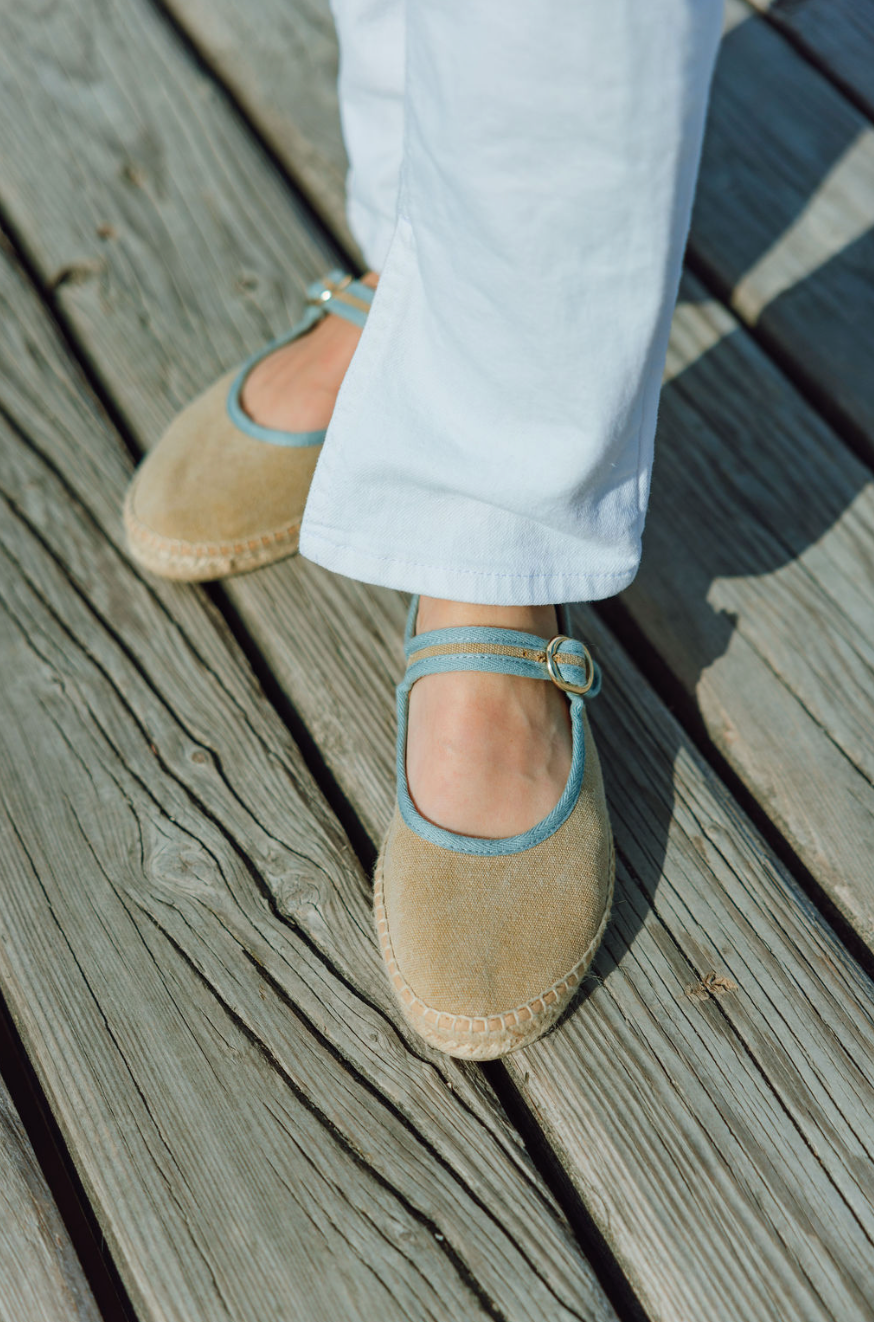 Espadrilles Mary Janes Terra Beige