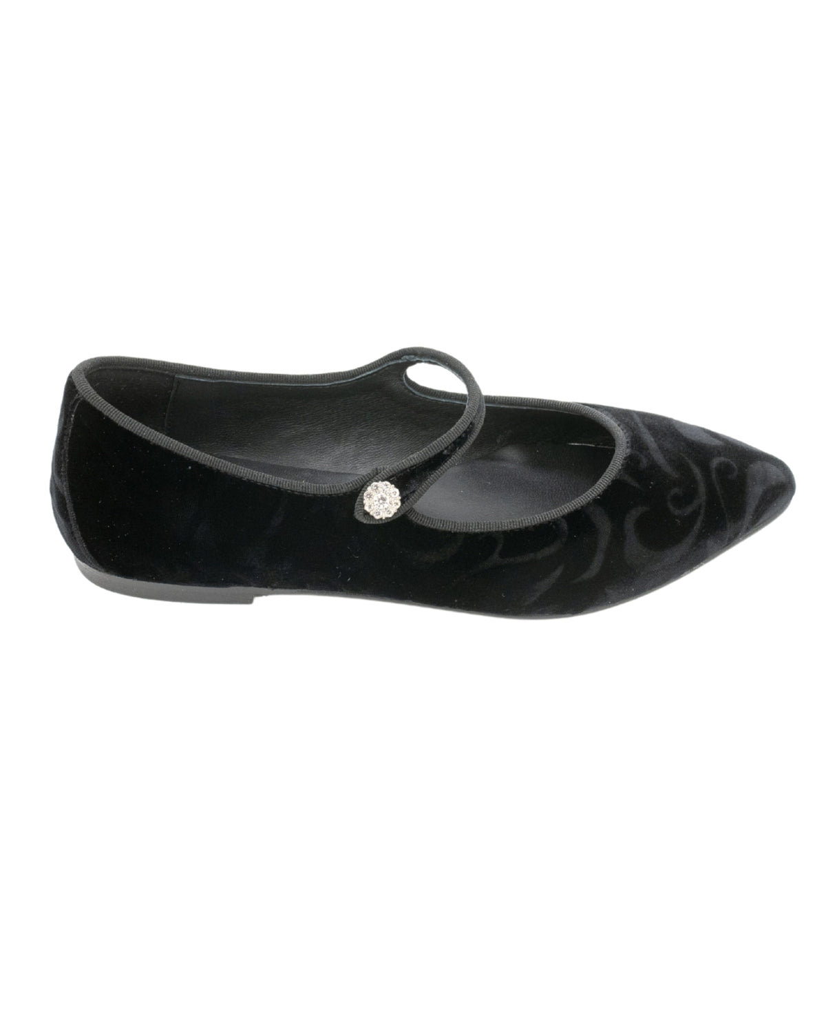 Black Velvet Ornament Mary Jane