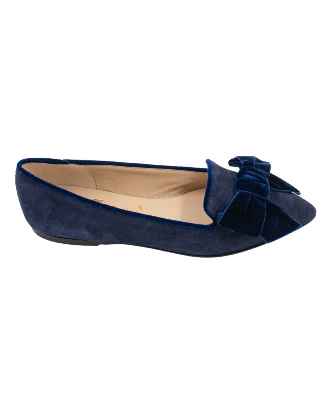 Blu Schleifenloafer Pointy