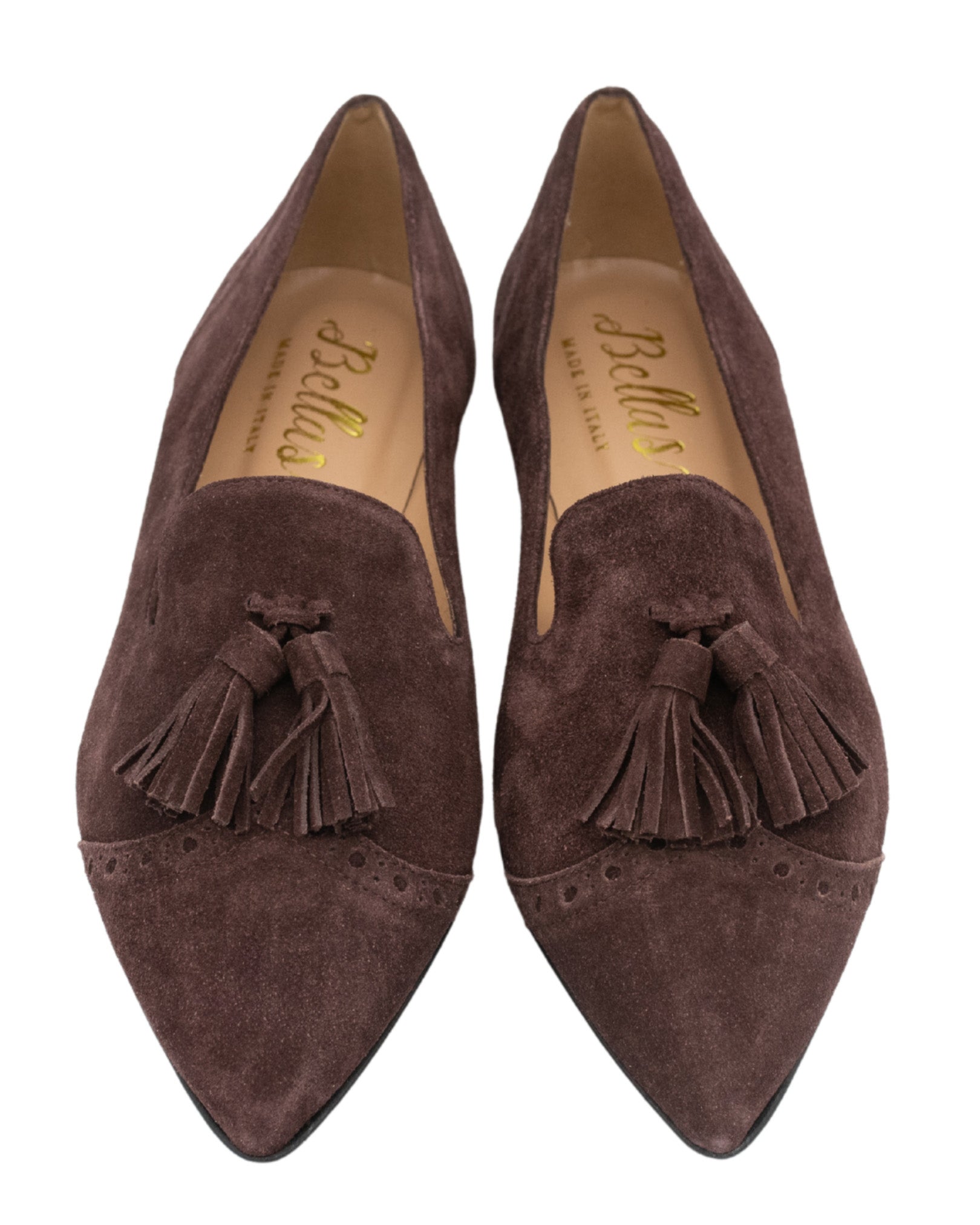Bordeaux Budapester Tasselloafer Pointy