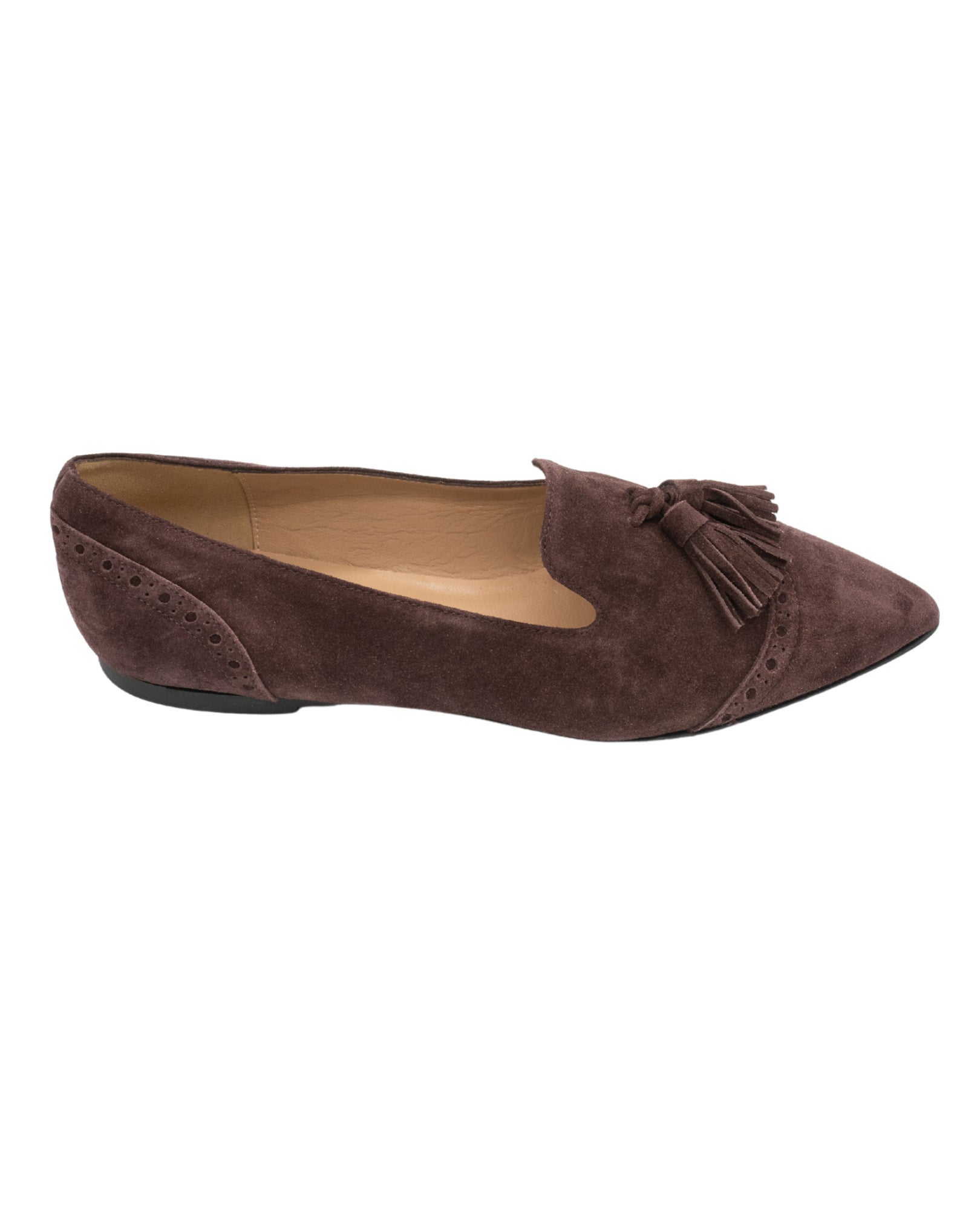 Bordeaux Budapester Tasselloafer Pointy