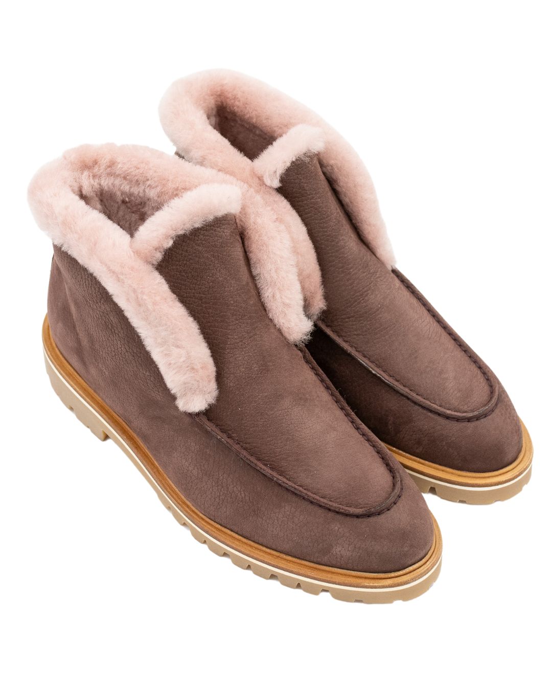 Bordo Stiefelette gefüttert mit Profilsohle