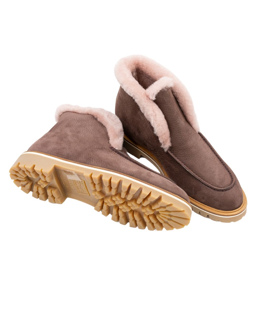 Bordo Stiefelette gefüttert mit Profilsohle