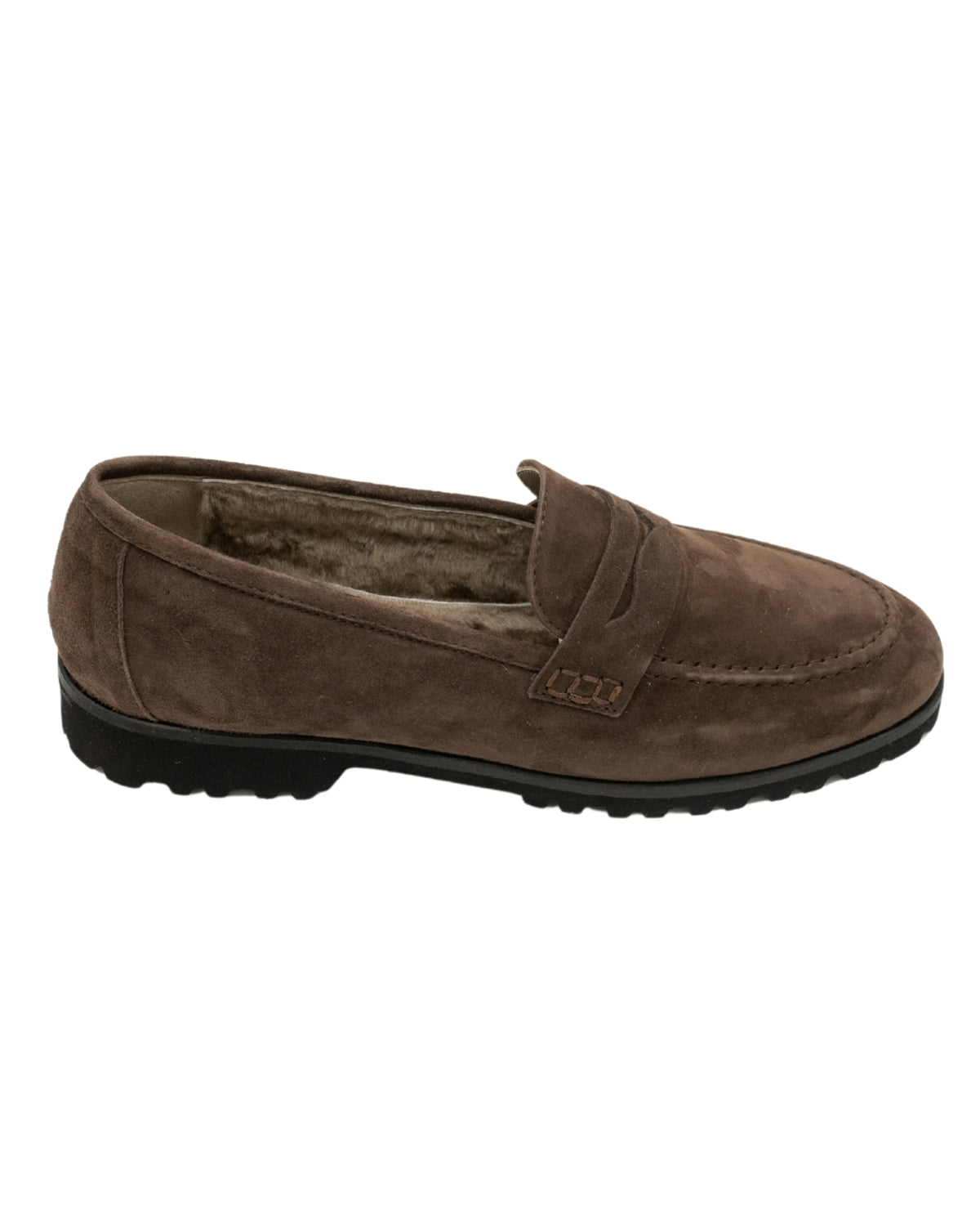 SHOOTINGSCHUH Cacao Pennyloafer gefüttert 41