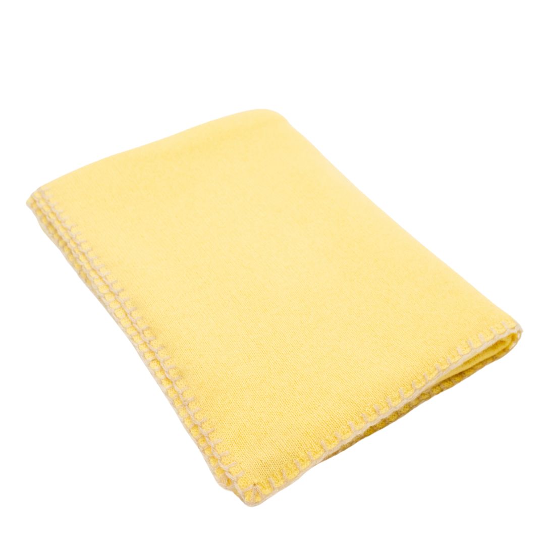 Cashmere Schal Pastel Yellow - Tapioca