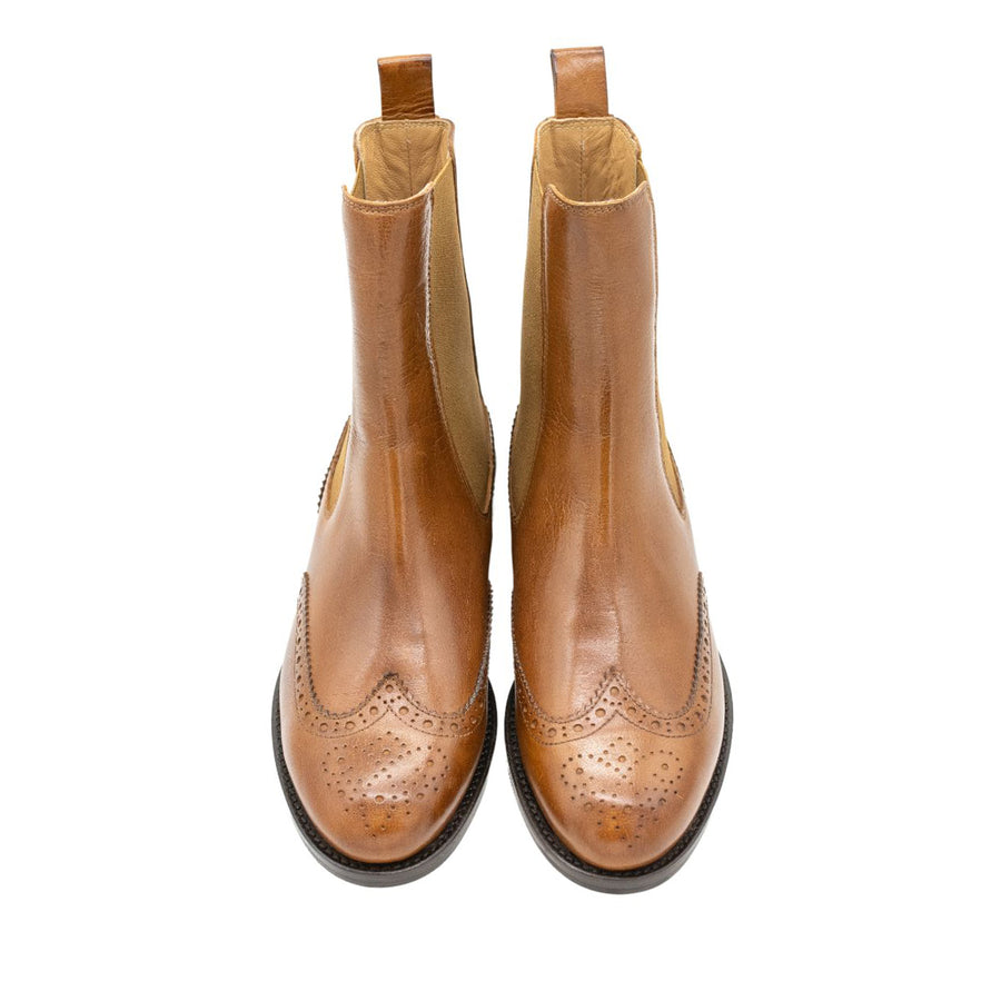 Chelseaboots Buffalo - Caramel Budapester