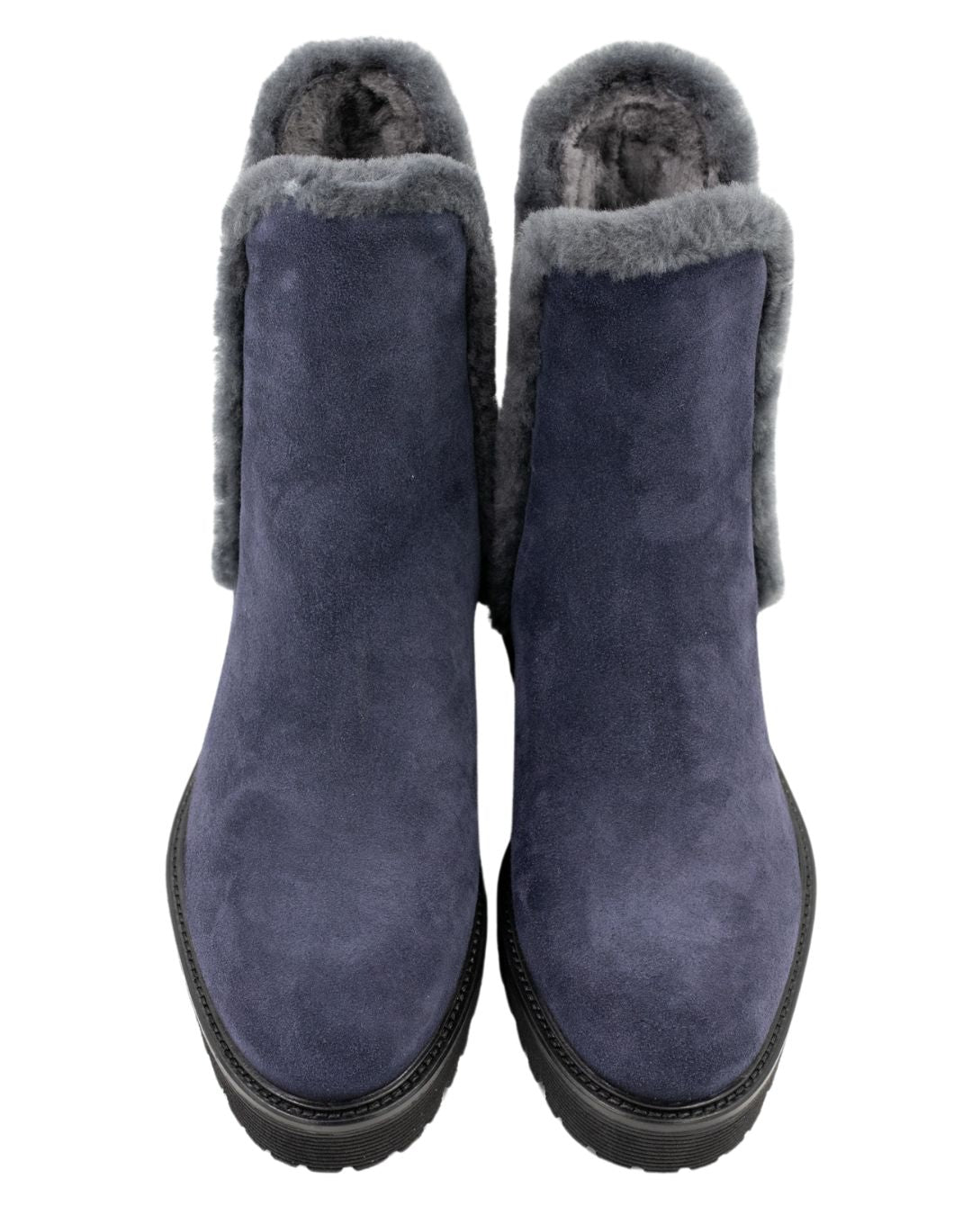 Chelseaboots Midnight mit Lammfell gefüttert