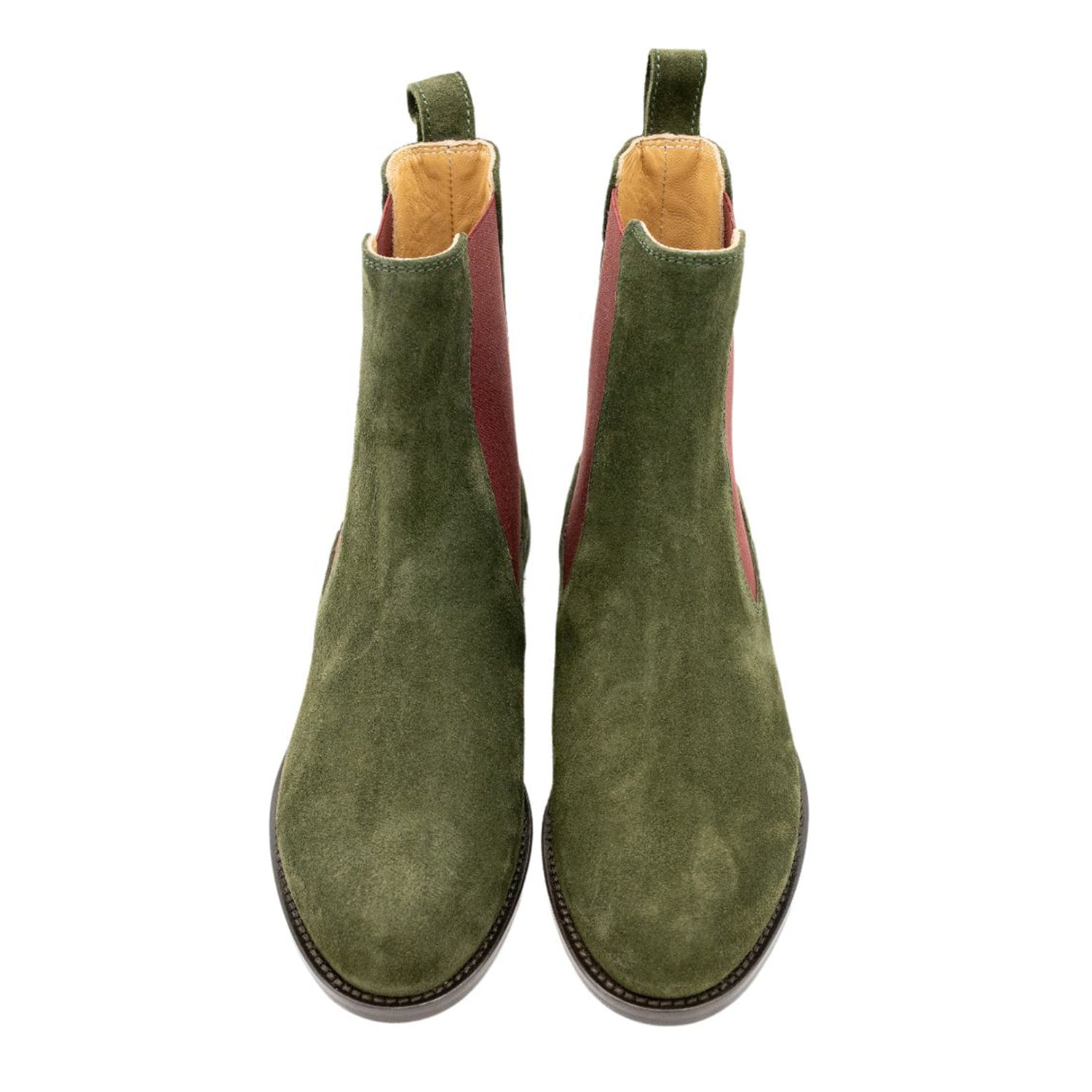 Chelseaboots Verde - Bordeaux