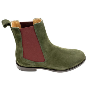 Chelseaboots Verde - Bordeaux