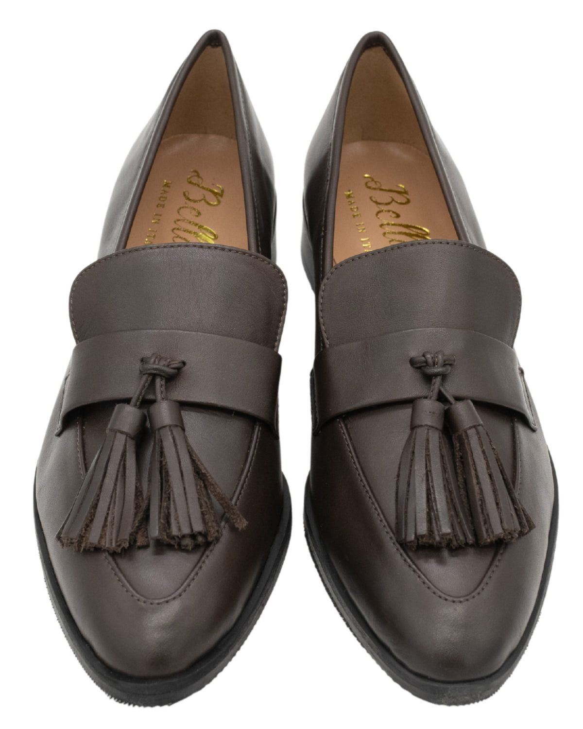 Ebano Deluxe Tasselloafer Pointy Glossy