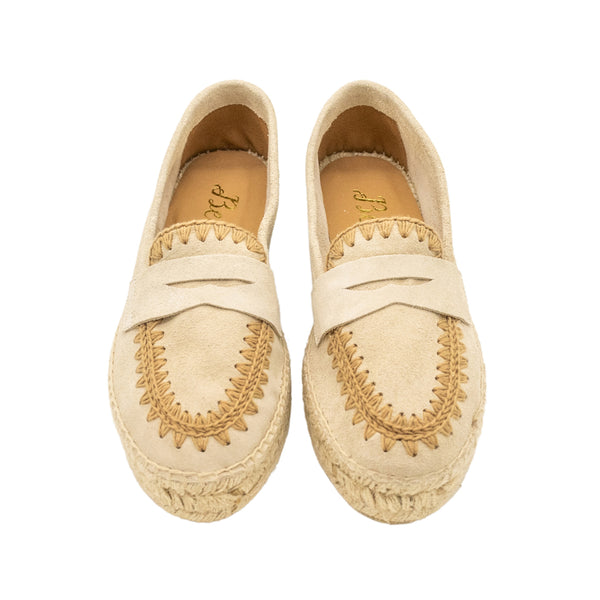 Espadrilles Afelpado Crudo