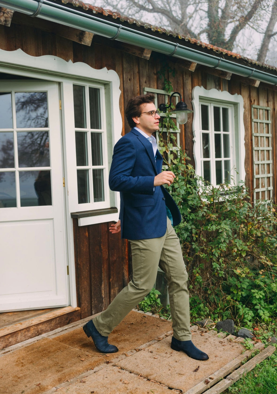 Herren Chelseaboot Navy