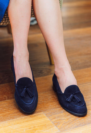 London Tasselloafer Navy