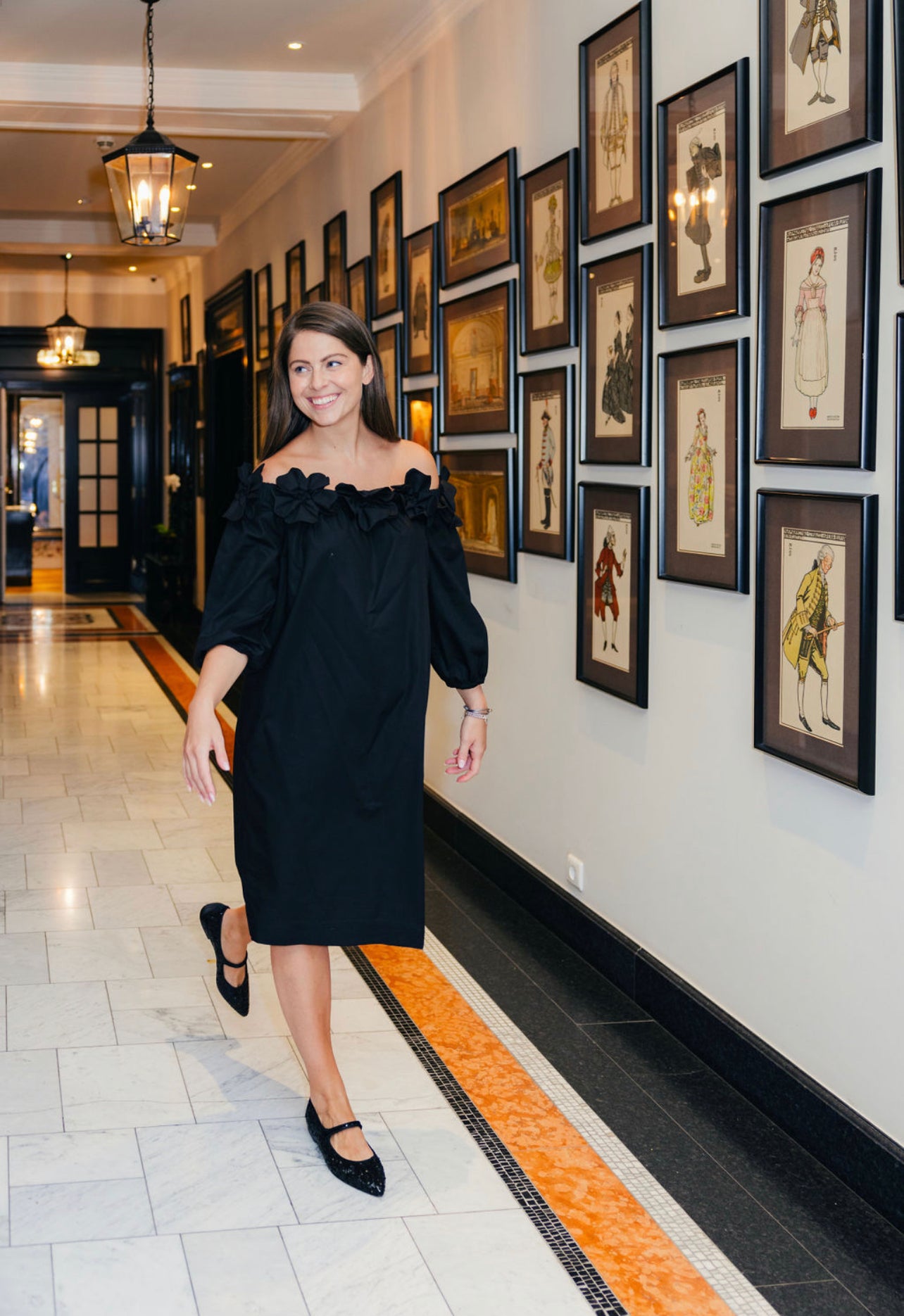 Mary Jane Pailletten Nero