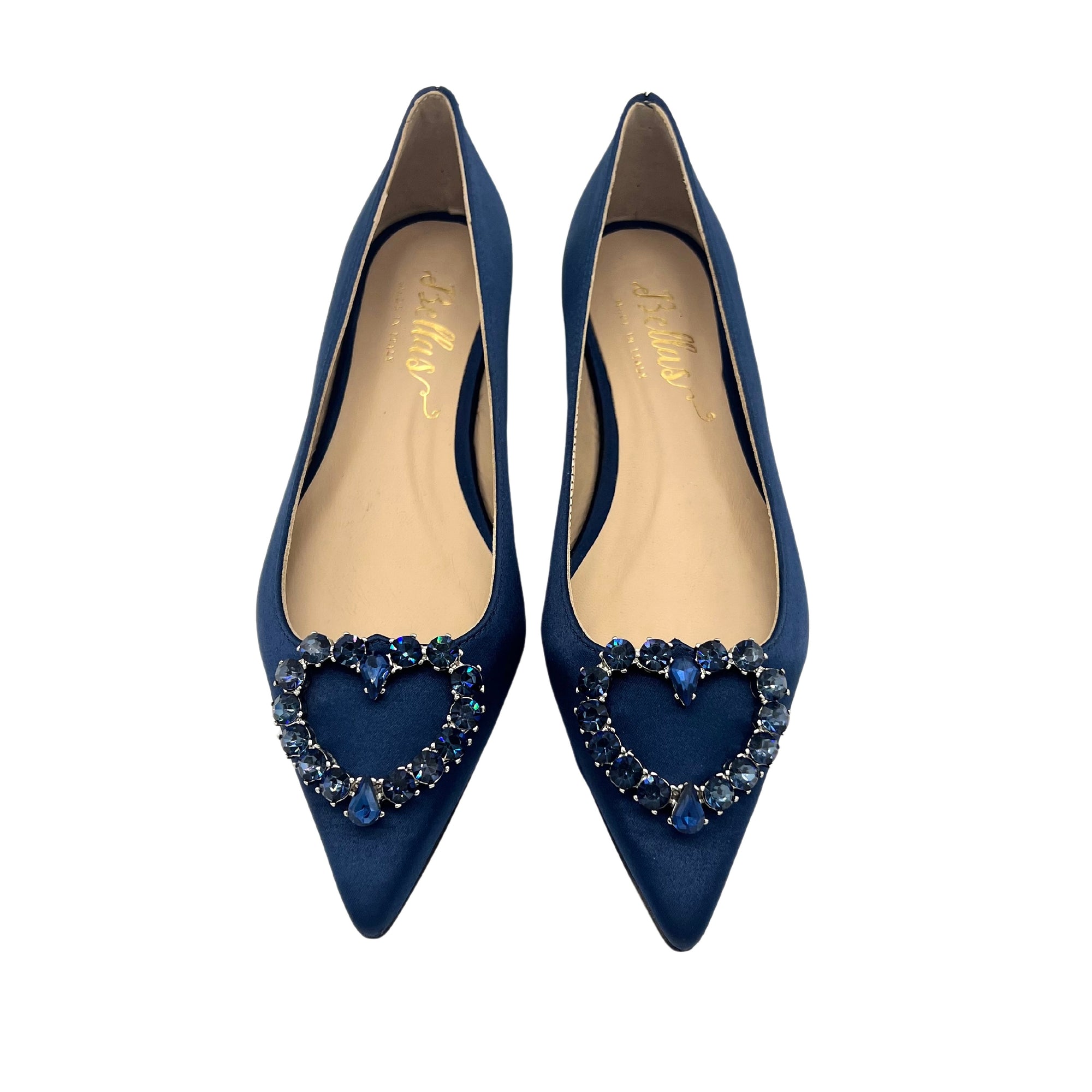 Pointy Raso Blu Navy