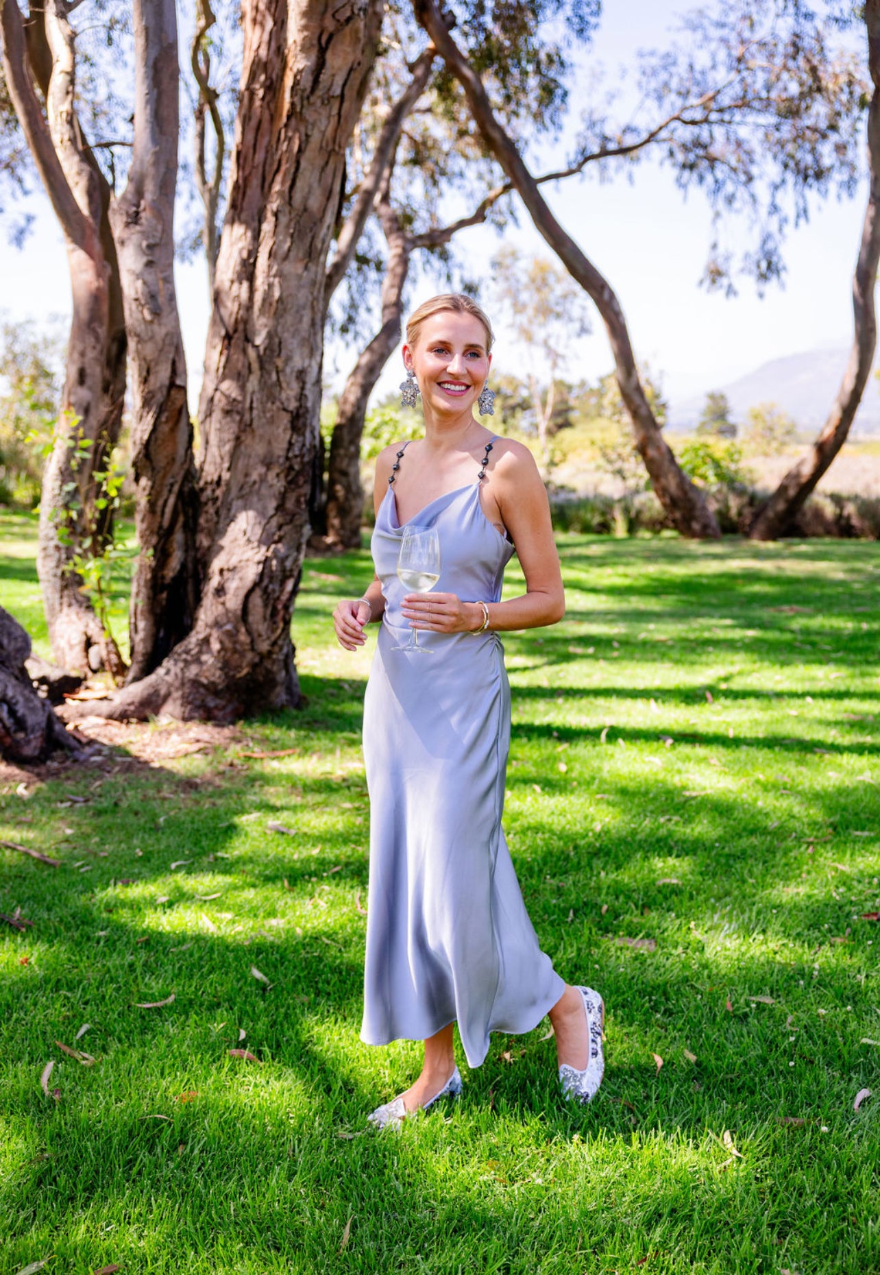 Ballerina Rosemary Silver Pailletten