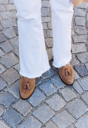 London Tasselloafer Taupe