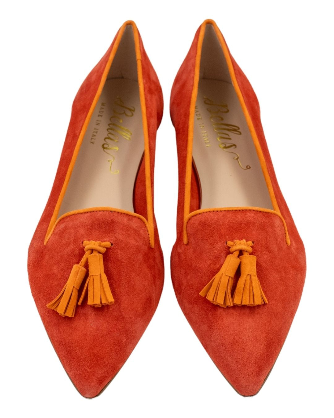 Ginger-Mandarino Tasselloafer Pointy (kurzer Tassel)