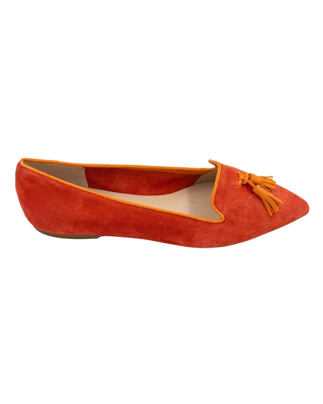 Ginger-Mandarino Tasselloafer Pointy (kurzer Tassel)