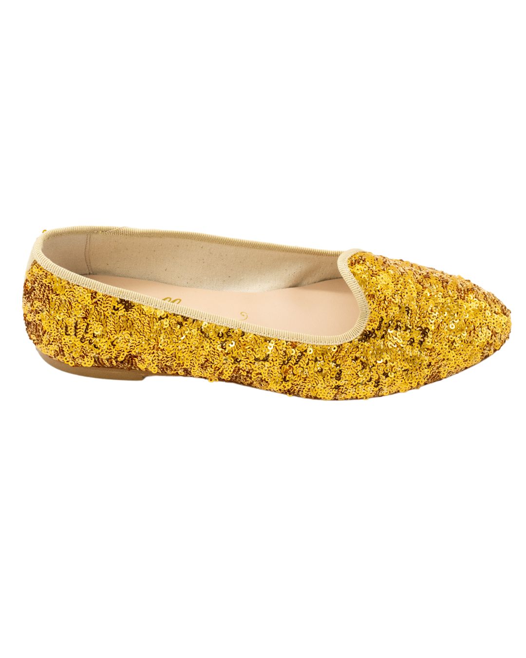 Gold Pailletten Ballerina