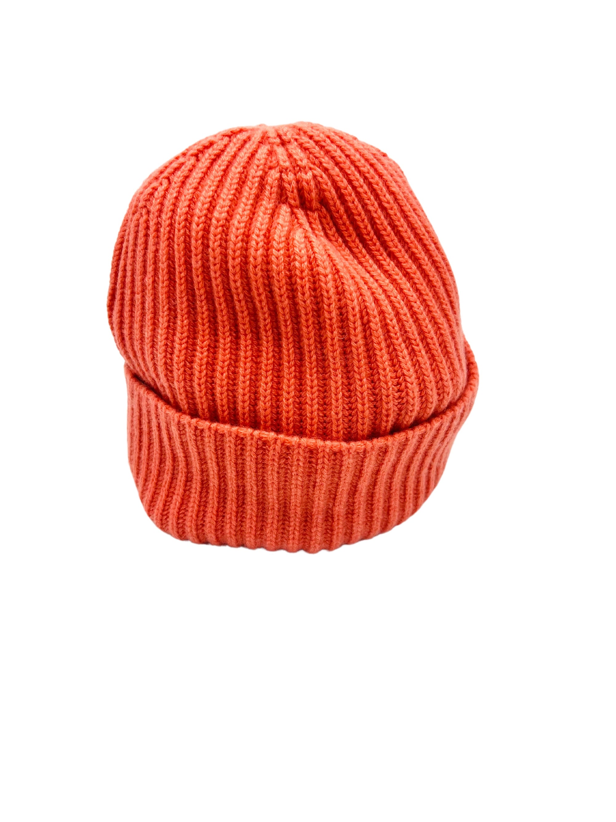 Deluxe Cashmere Hat Coral Short