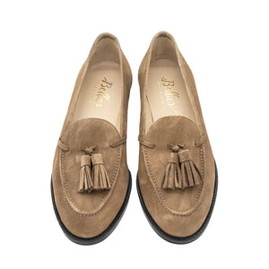 London Tasselloafer Taupe