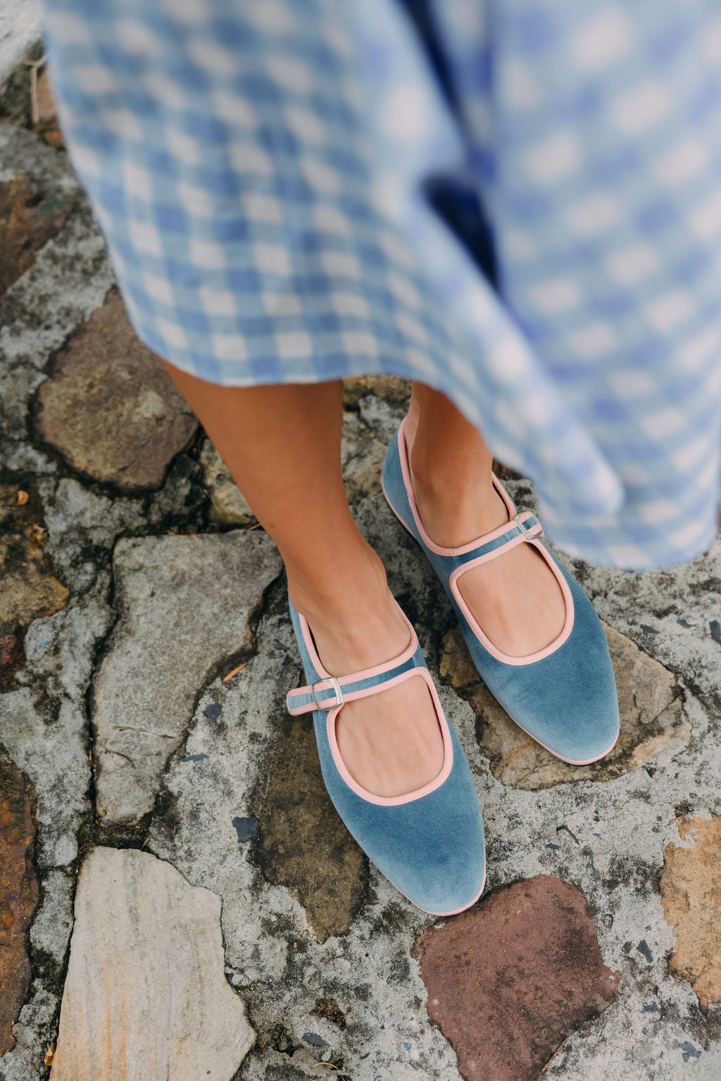 Mary Jane Furlane Velluto Pacifico