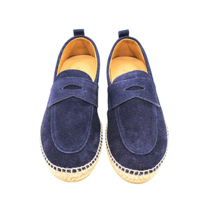 Men Espadrilles Afelpado Azul